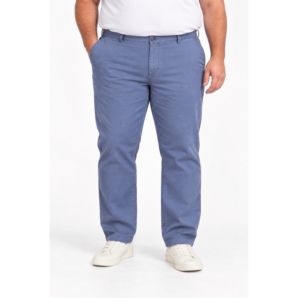 Black Brown 1826 Mens 42x30 Blue Cotton Chino Pants Tailored Fit NWT Flat Front